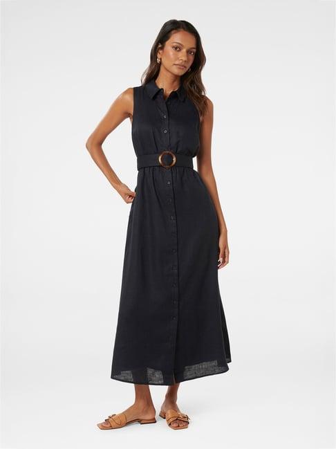 forever new gabbie petite button shirt dress with belt