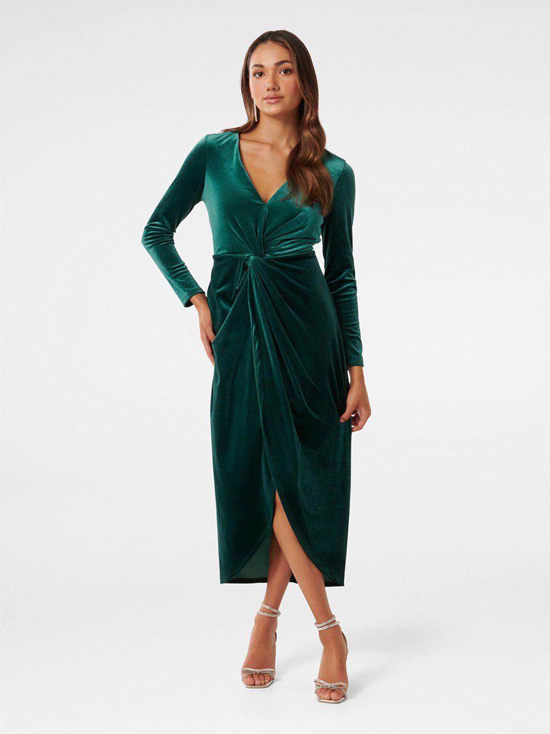 forever new green midi dress