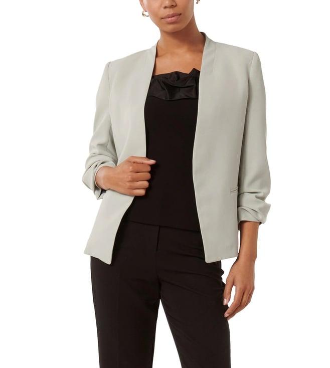 forever new grey ciara regular fit blazer