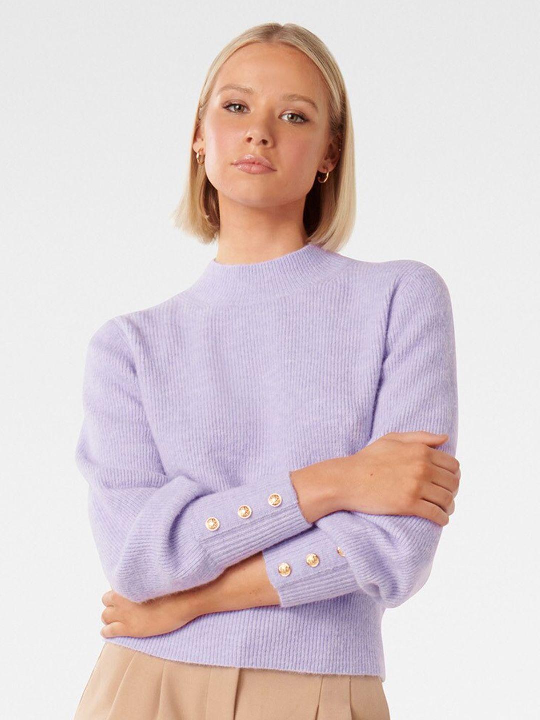 forever new high neck ribbed pullover