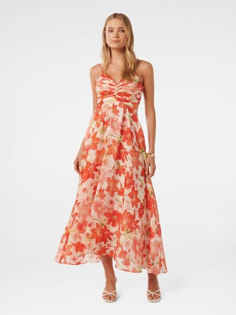 forever new jolie strappy ruched bodice maxi dress