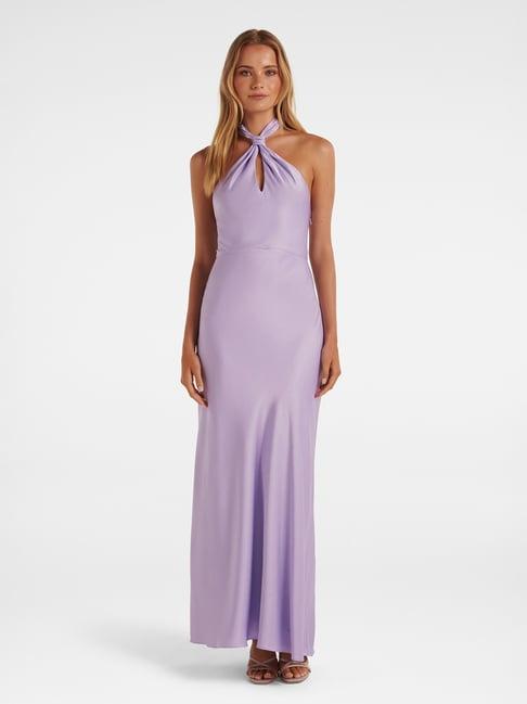 forever new lilac regular fit gown