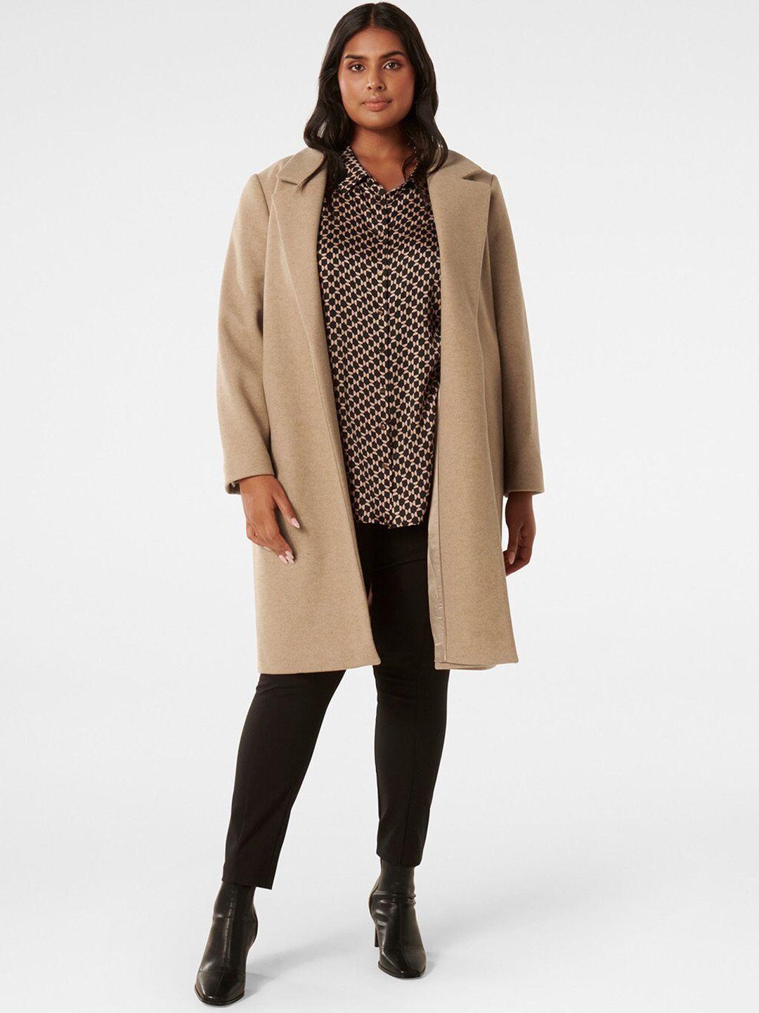 forever new lily curve longline coat