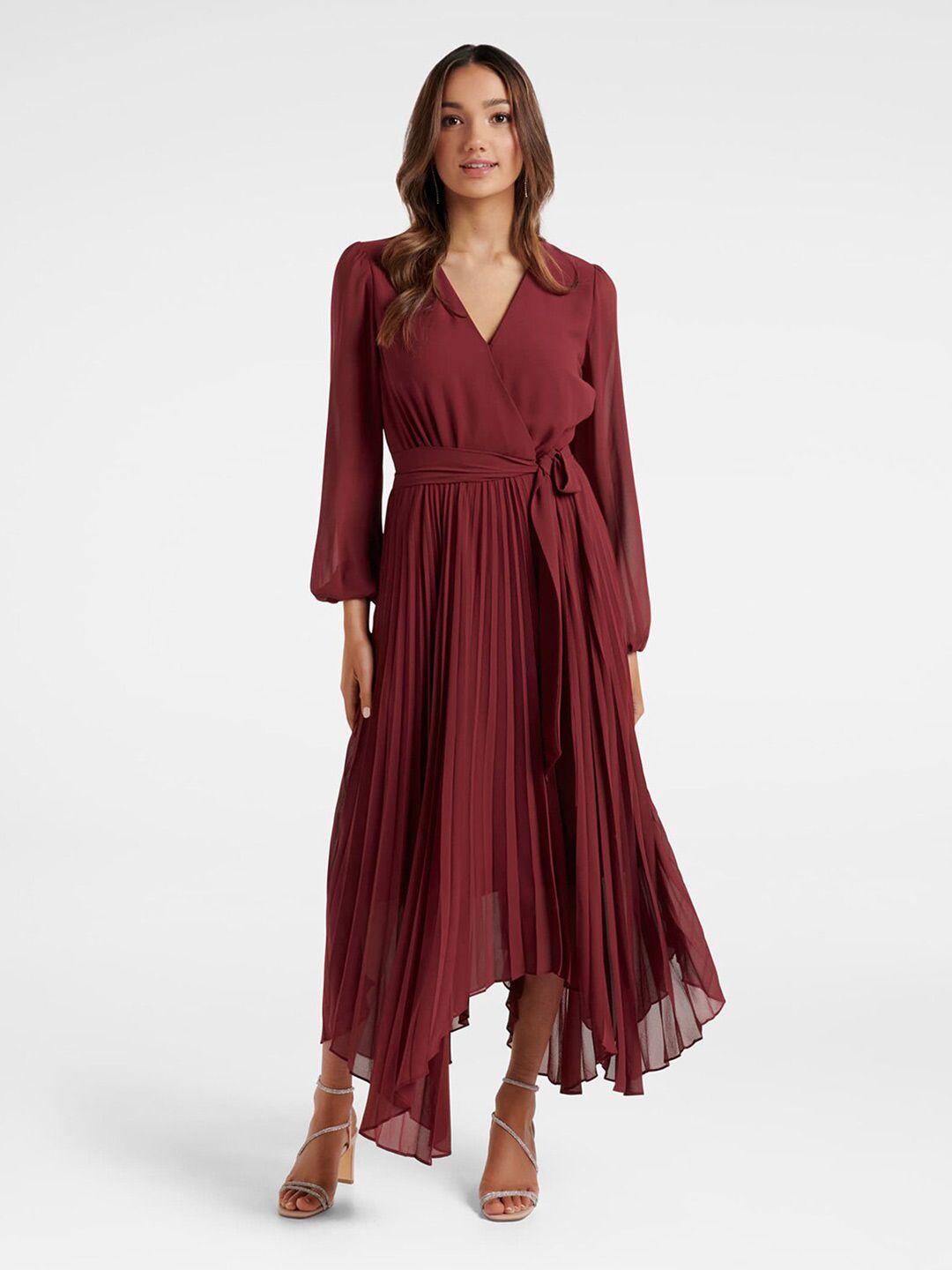 forever new maroon maxi dress