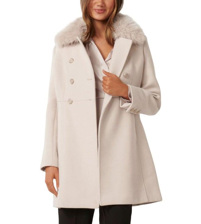 forever new mink susie petite faux fur regular fit coat