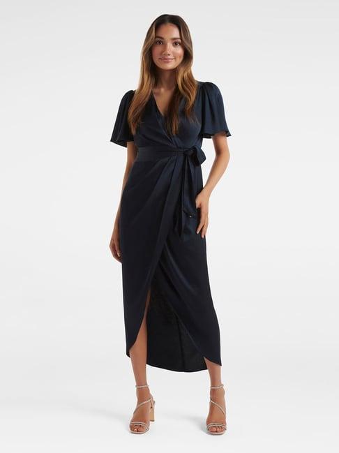 forever new navy wrap dress