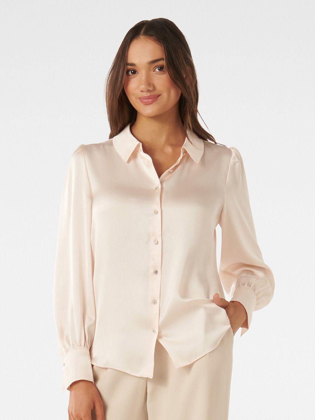 forever new opaque regular fit formal shirt