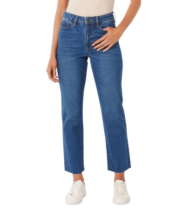 forever new regular fit bright wash high rise jeans