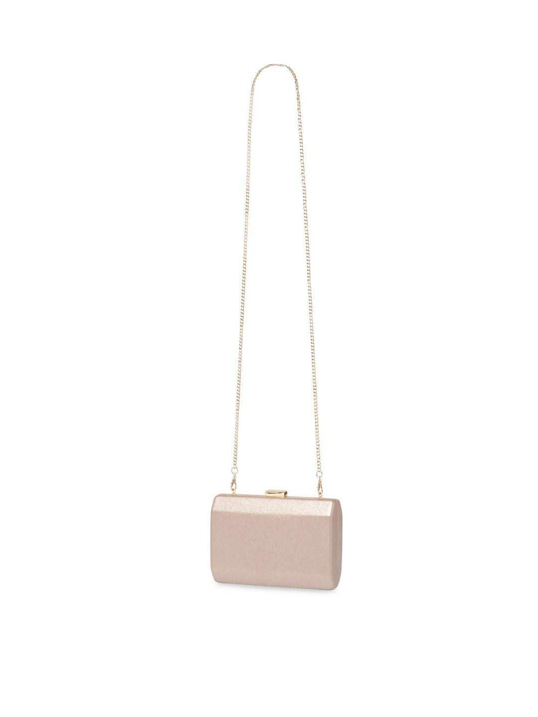 forever new rose gold-toned solid clutch