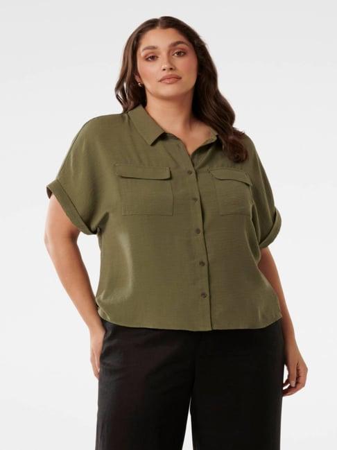 forever new sawyer curve oversized shirt