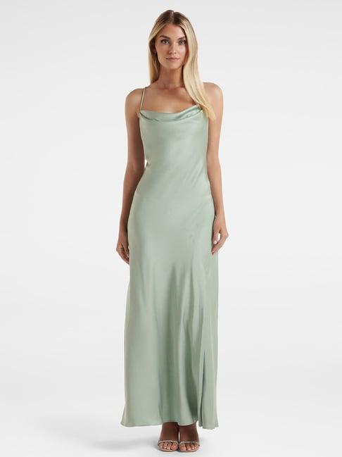 forever new sea green maxi dress