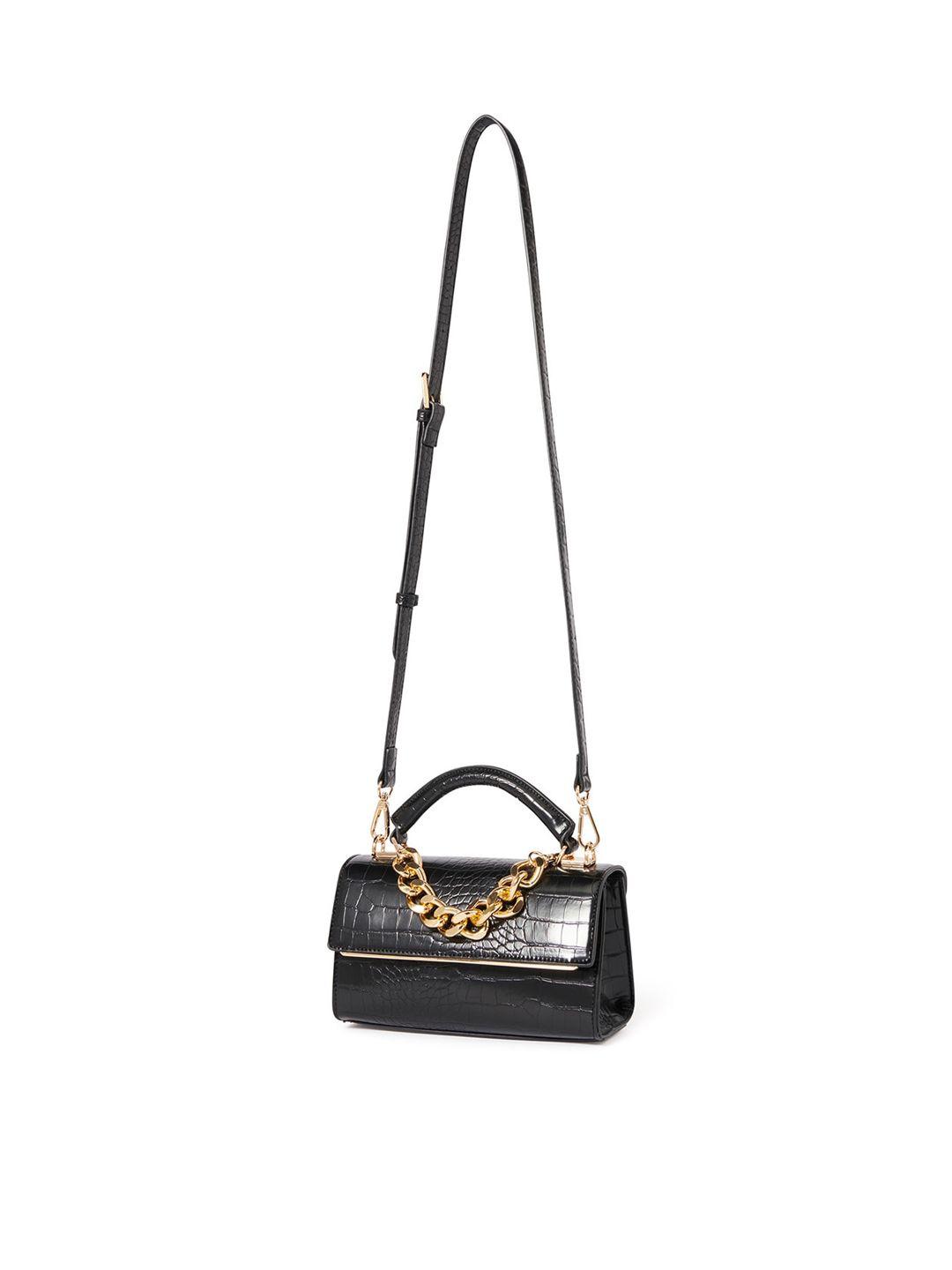 forever new textured structured sling bag