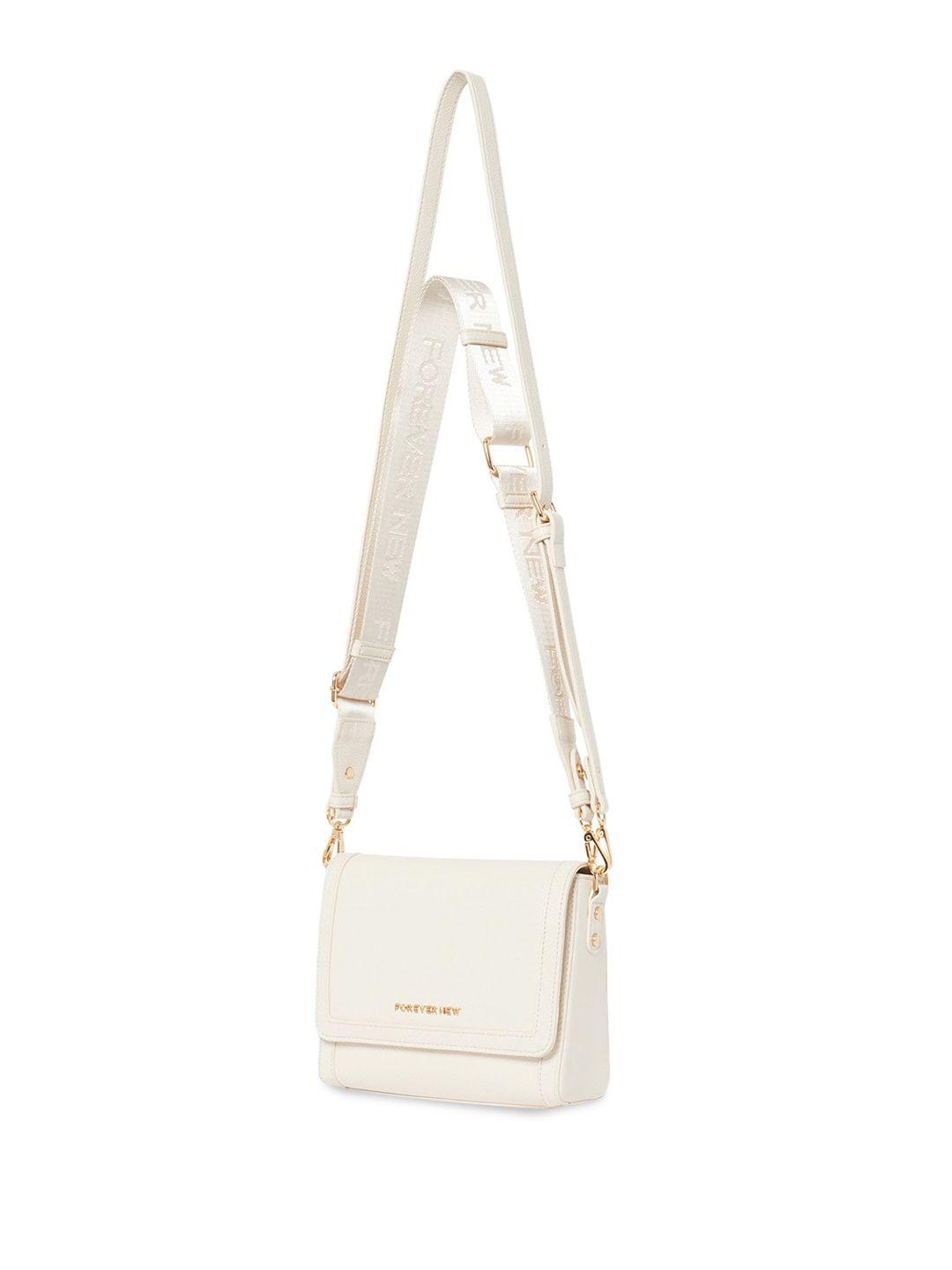 forever new textured structured sling bag