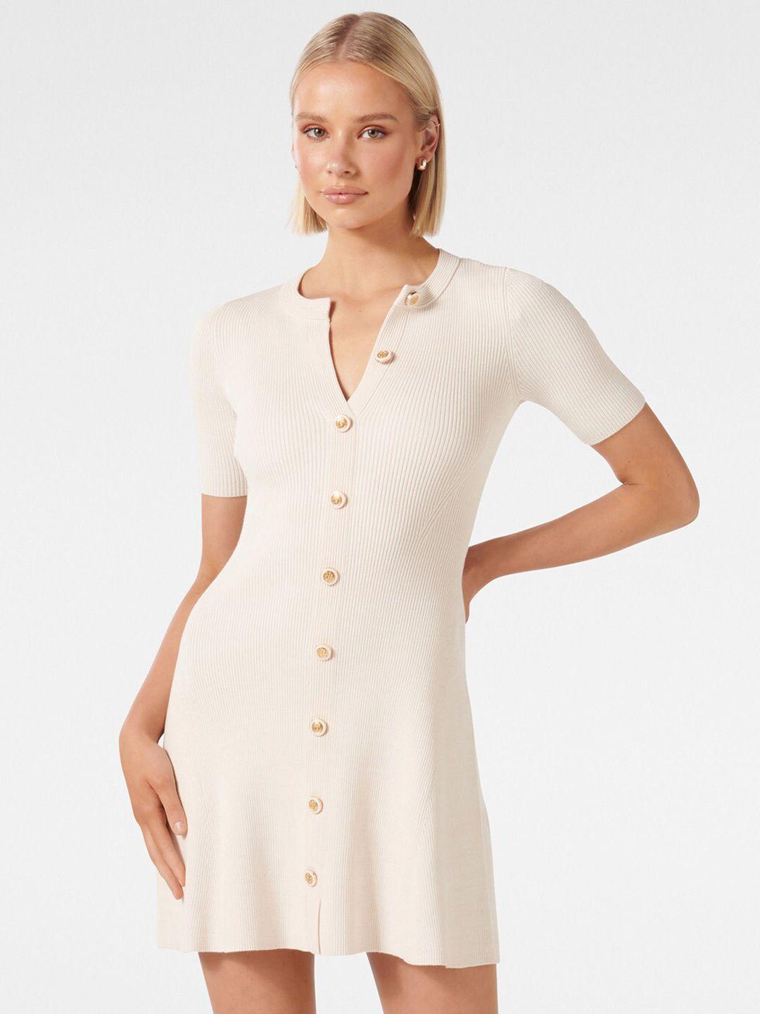 forever new white shirt mini dress