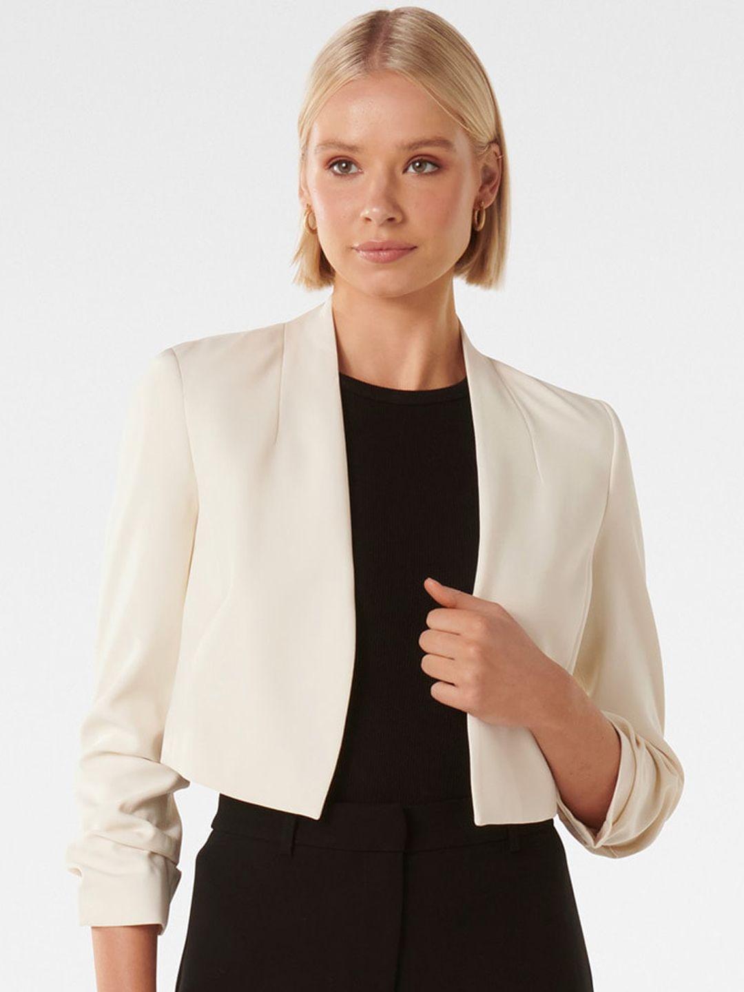 forever new women crop tailored jacket