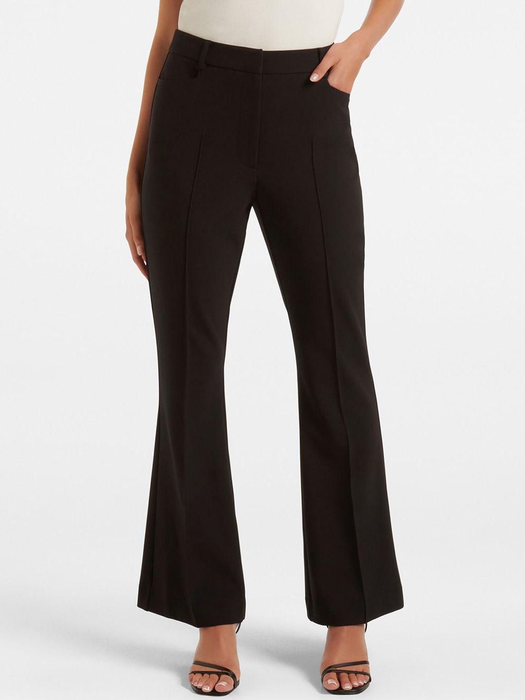 forever new women flared high-rise bootcut trousers