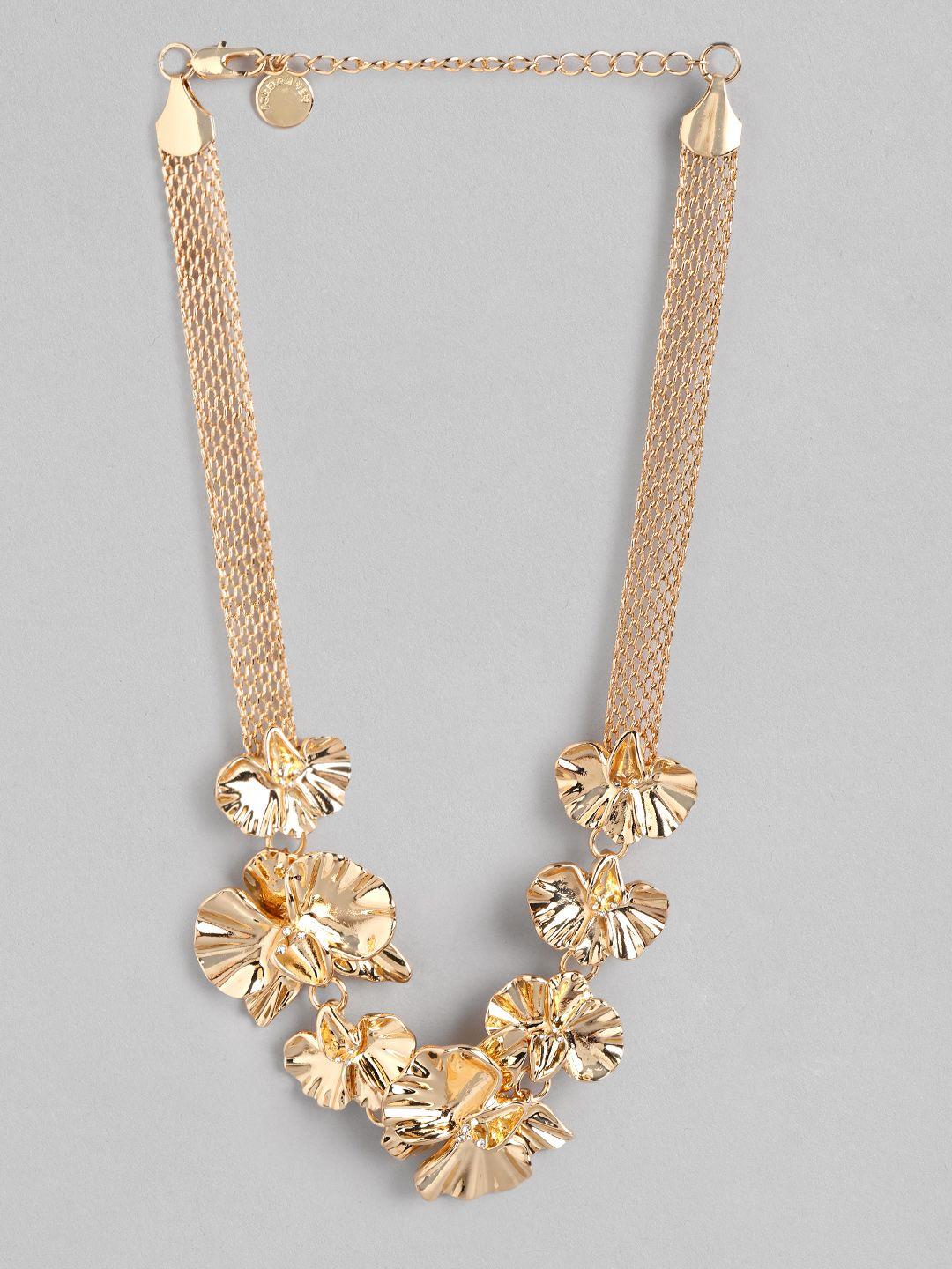 forever new women gold-plated necklace