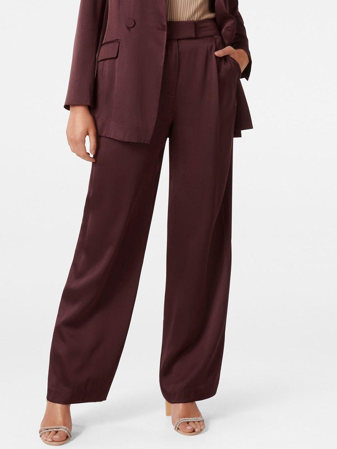 forever new women high-rise parallel trousers