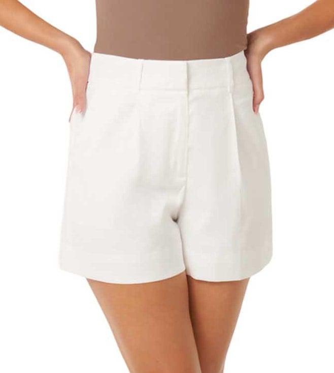 forever new x pooja hegde porcelain evie regular fit shorts