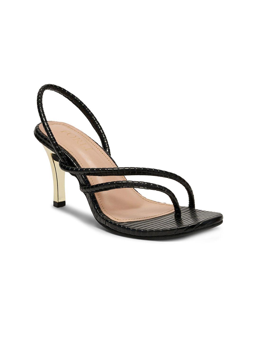 forli striped party block pumps