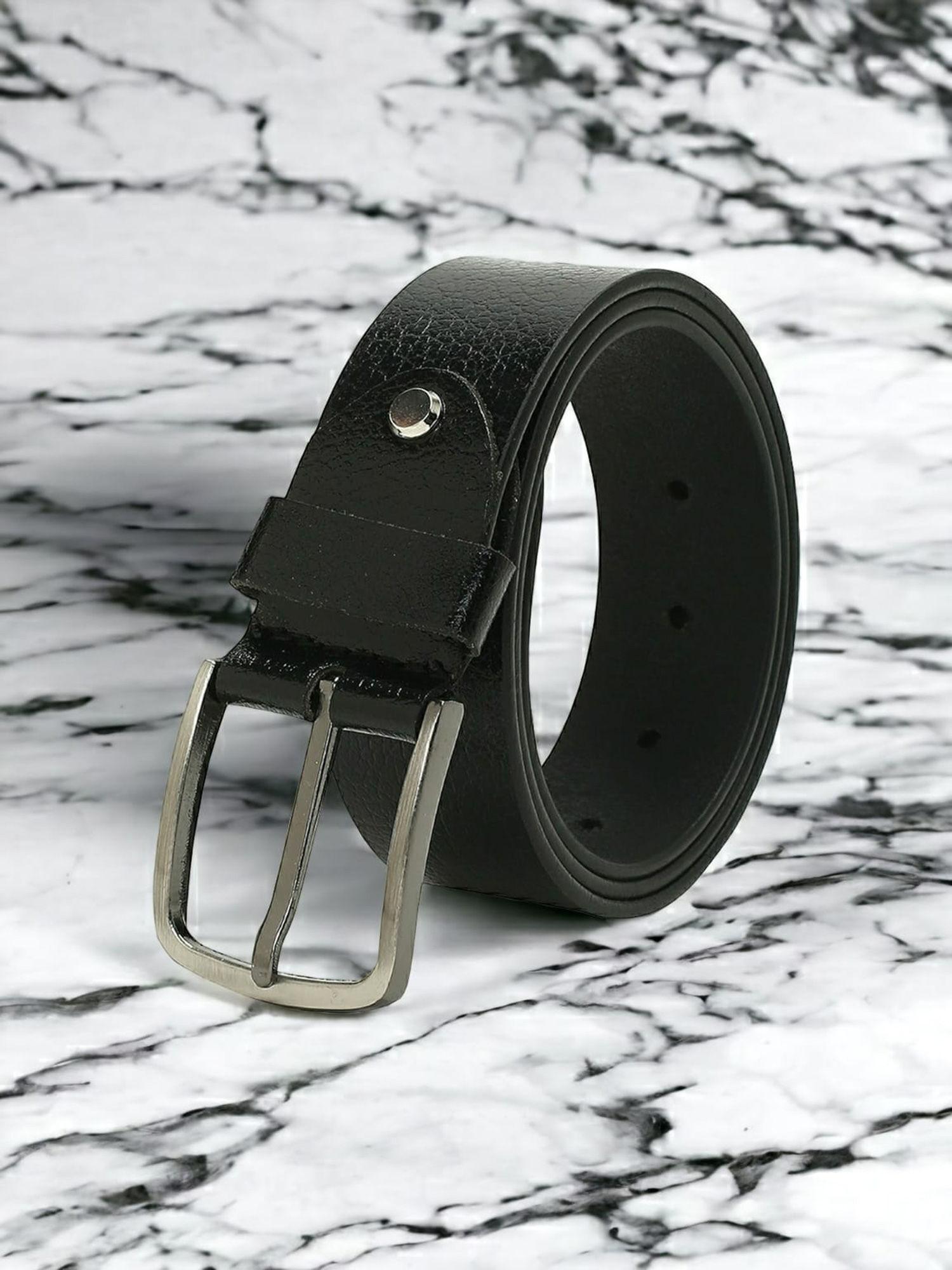 formal belt in black
