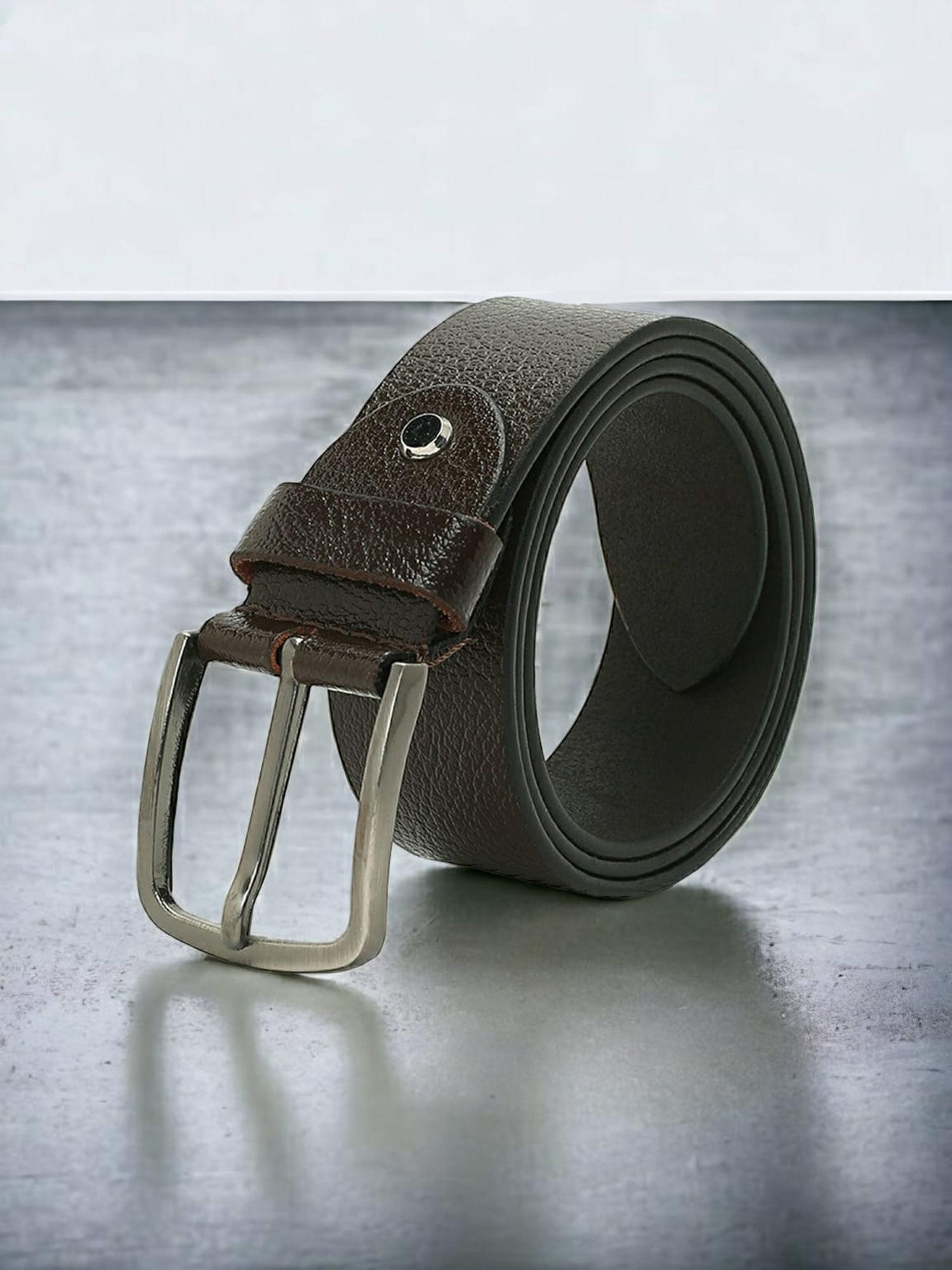 formal belt in brown