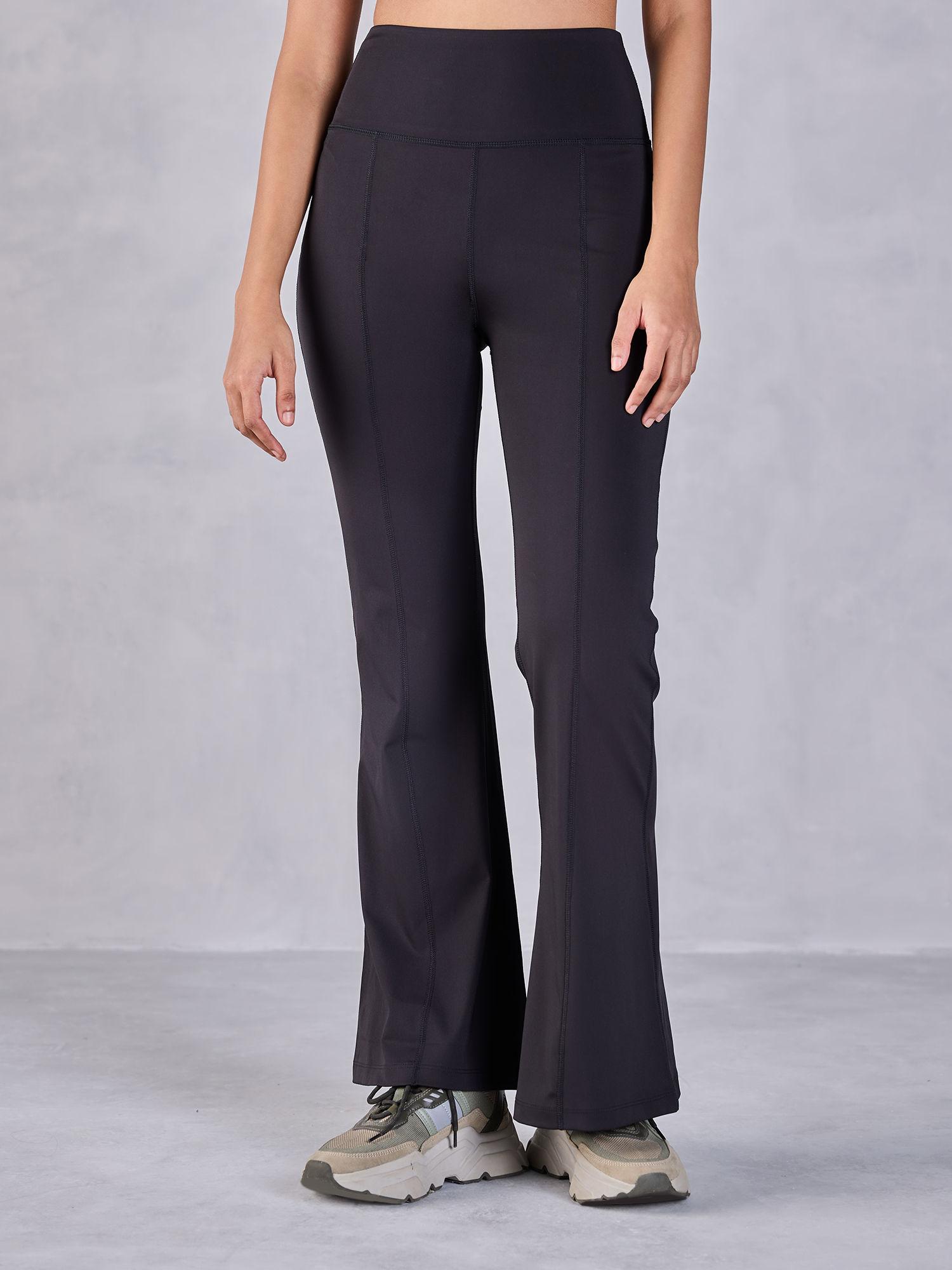 formal flare pants in second skn with added flare