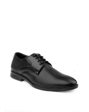 formal lace-up shoes with pu upper