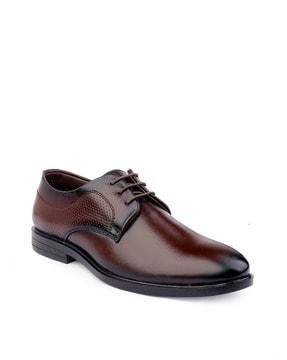 formal lace-up shoes with pu upper