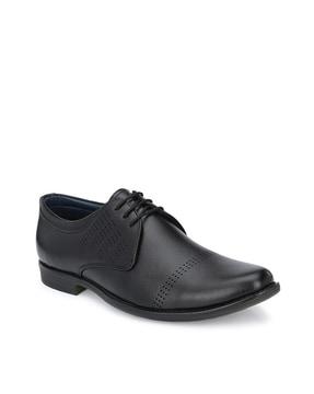 formal lace-up shoes with synthetic upper