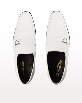 formal shoes with slip-on styling