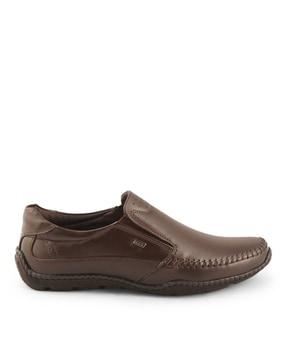 formal slip-on oxford shoes