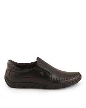 formal slip-on oxford shoes