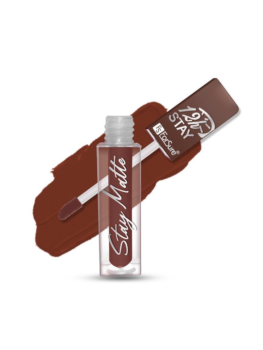 forsure non transfer liquid matte mini lipstick 2.5ml-coco brown