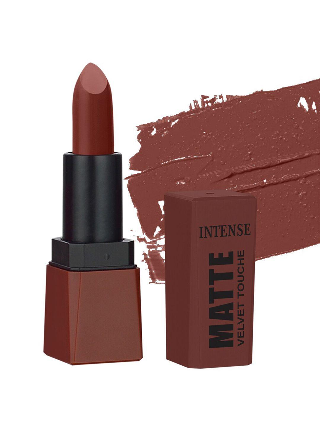 forsure women brown hd matte lipstick  long hours stay smooth matte texture 3.5gm tan brown