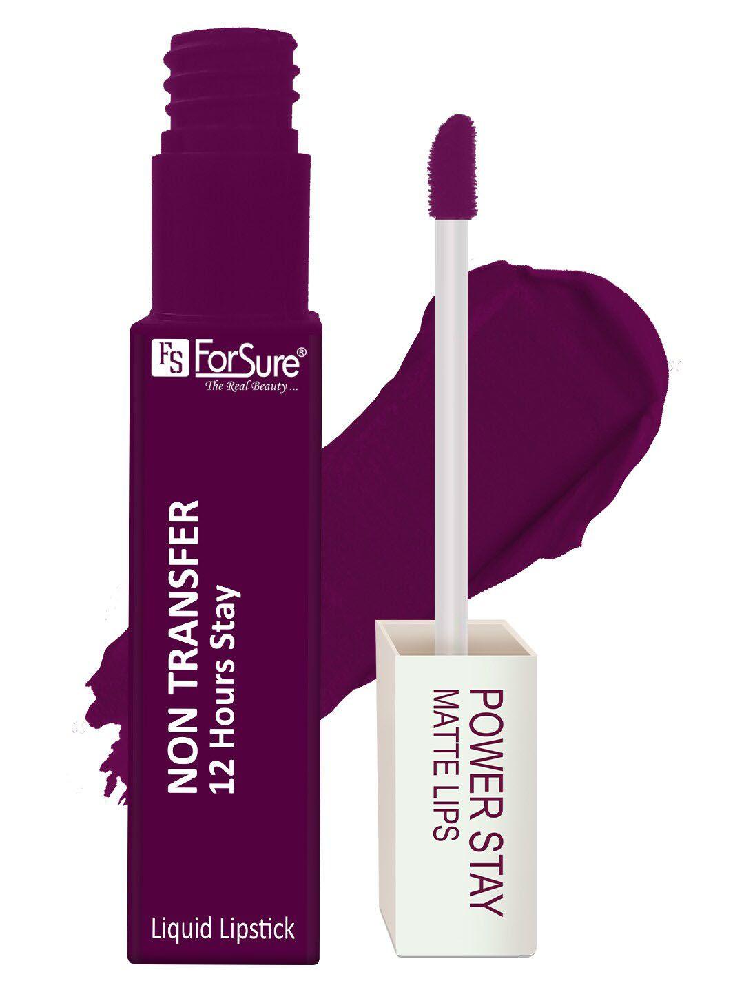 forsure set of 3 power stay matte non-transfer waterproof liquid lipstick - 5ml each