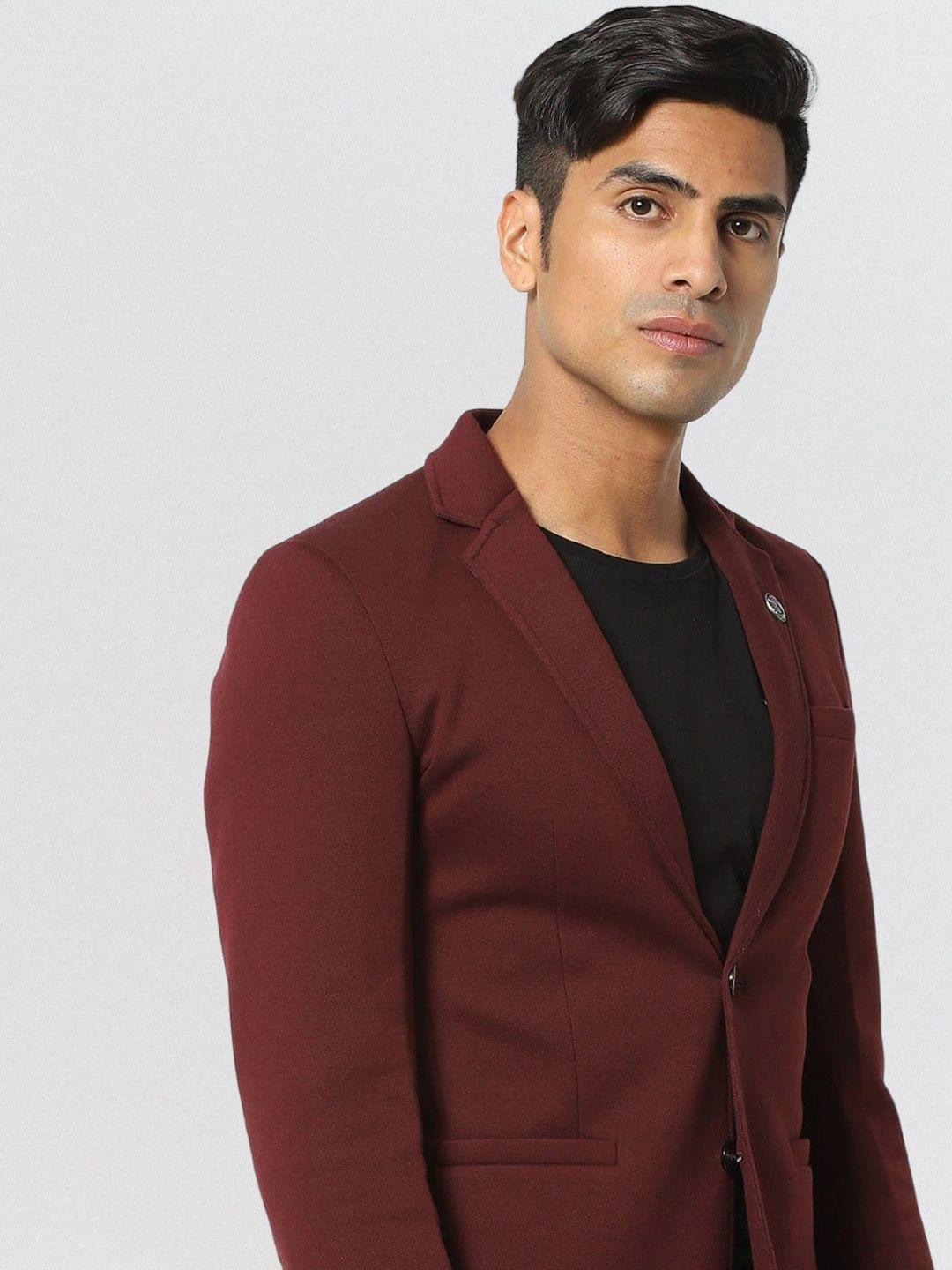 fort collins notched lapel single-breasted blazer