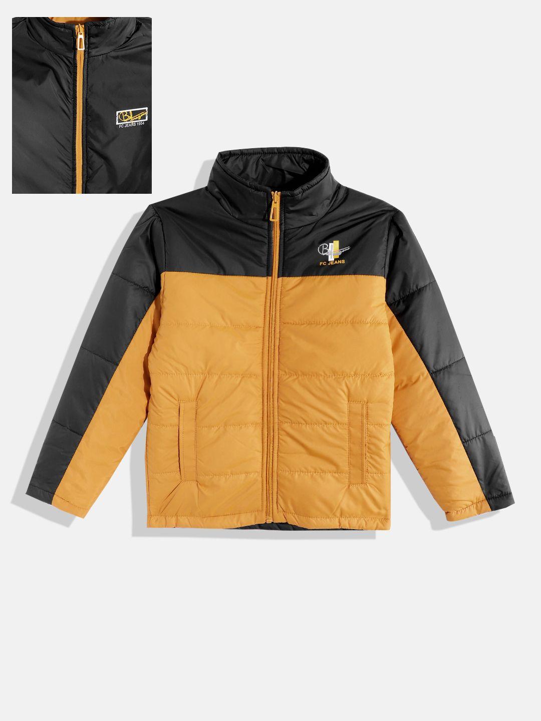 fort collins boys colourblocked reversible padded jacket