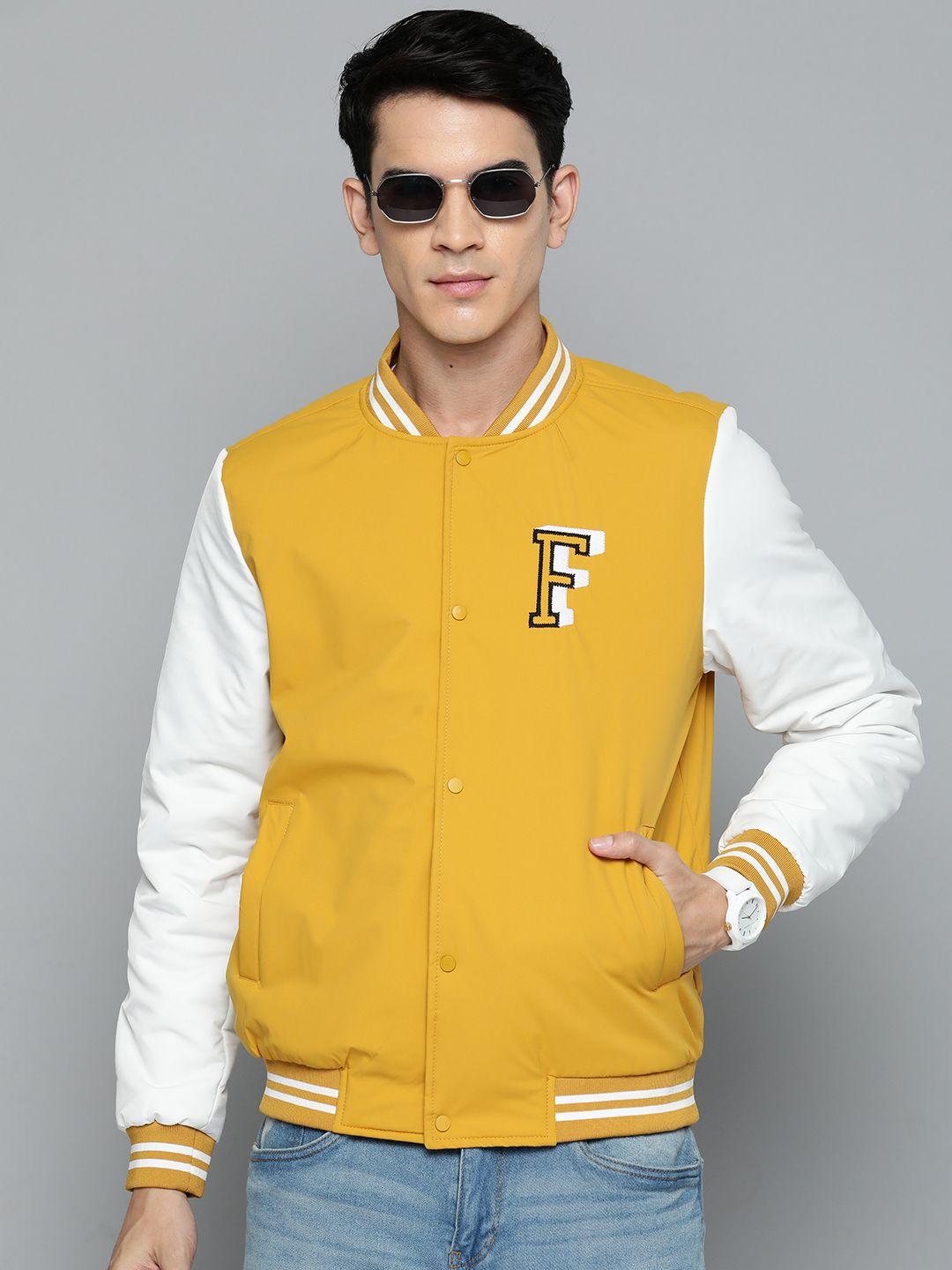 fort collins colourblocked varsity jacket