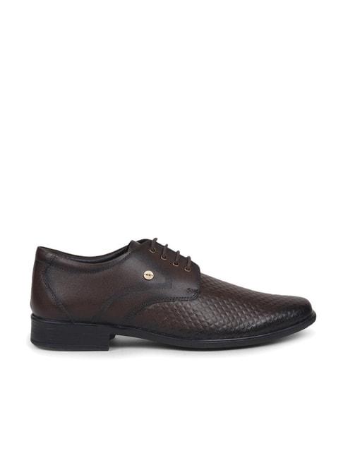 fortune by liberty men's lb-28-01e brown derby shoes