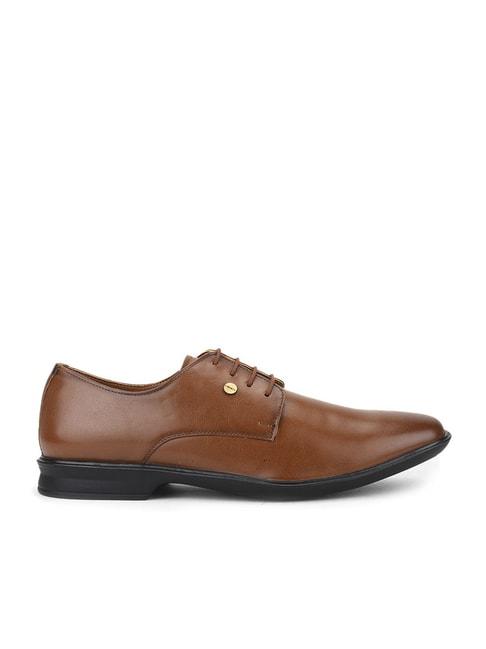 fortune by liberty men's lucio-201 brown derby shoes