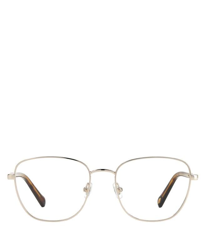 fossil 1053203yg5117 light gold heritage square eyeframes for women