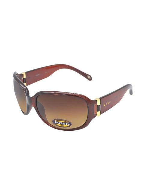 fossil brown butterfly uv protection sunglasses for women