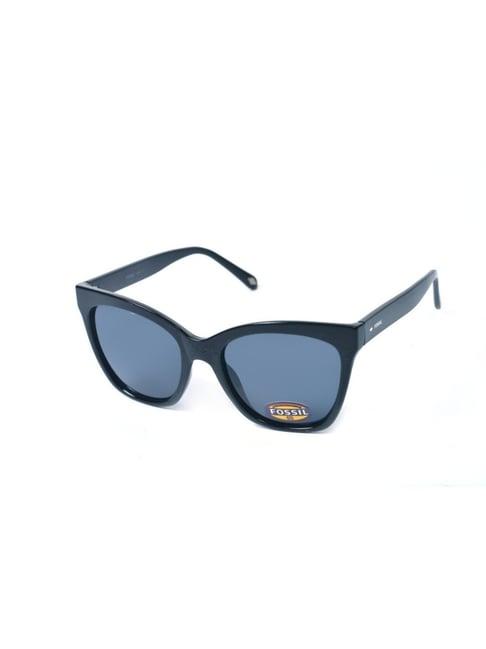 fossil grey cat eye uv protection sunglasses for women