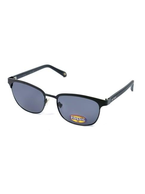 fossil grey square uv protection sunglasses for men