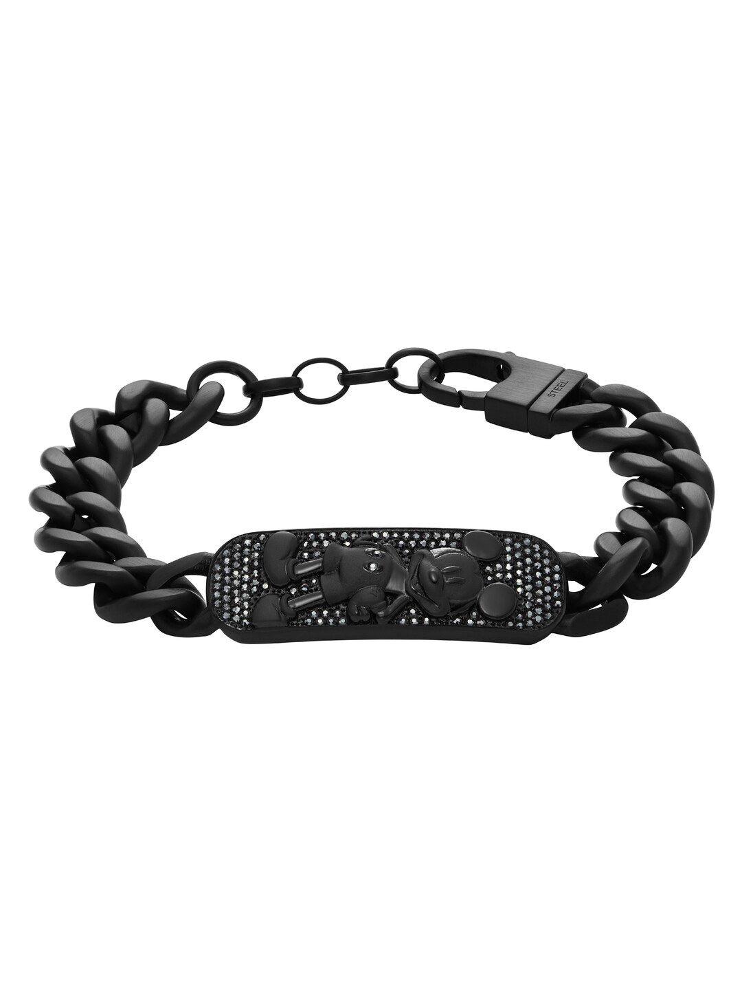 fossil men stainless steel link bracelet