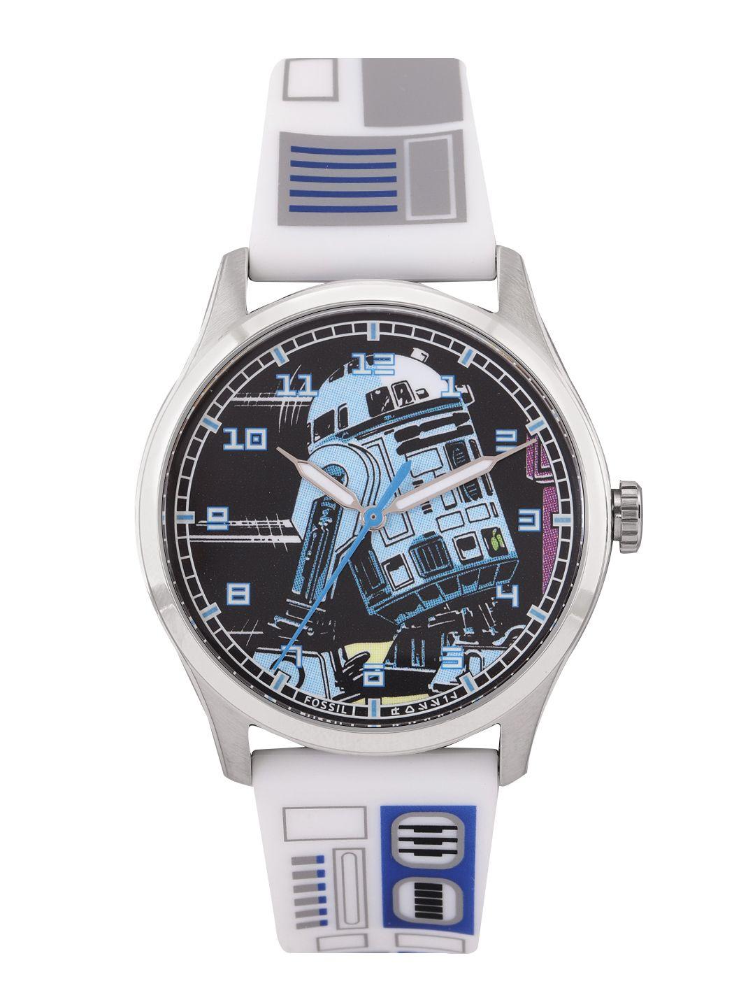 fossil unisex star wars printed analogue watch se1105