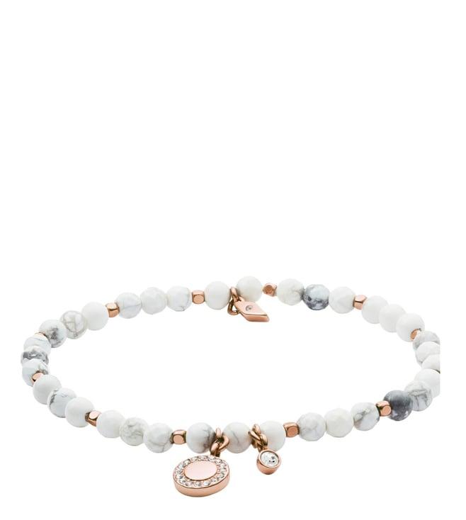 fossil white wellness bracelet