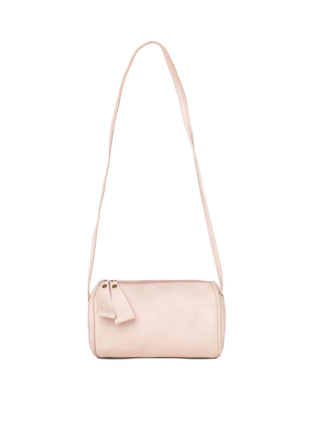 fostelo rose gold pu oversized structured handheld bag