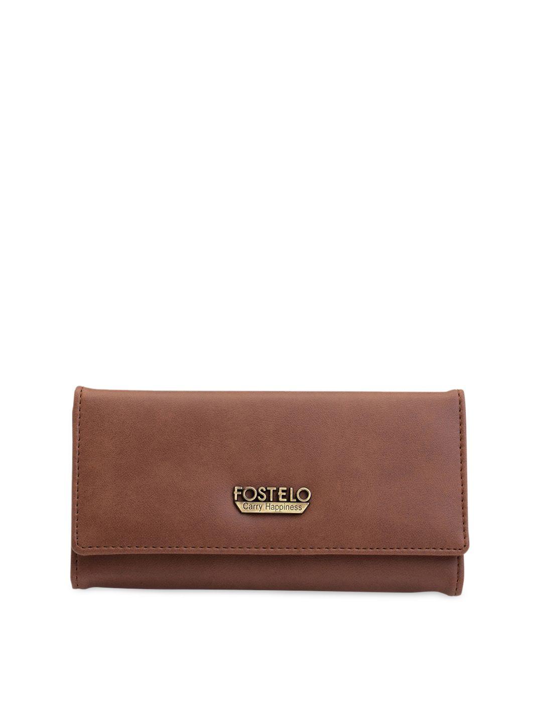 fostelo women brown solid envelope